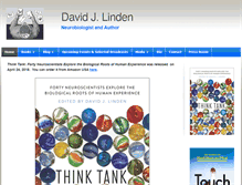 Tablet Screenshot of davidlinden.org